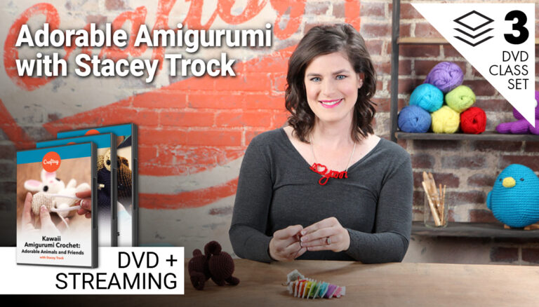 Adorable Amigurumi with Stacey Trock 3-Class Set (DVD + Streaming)product featured image thumbnail.